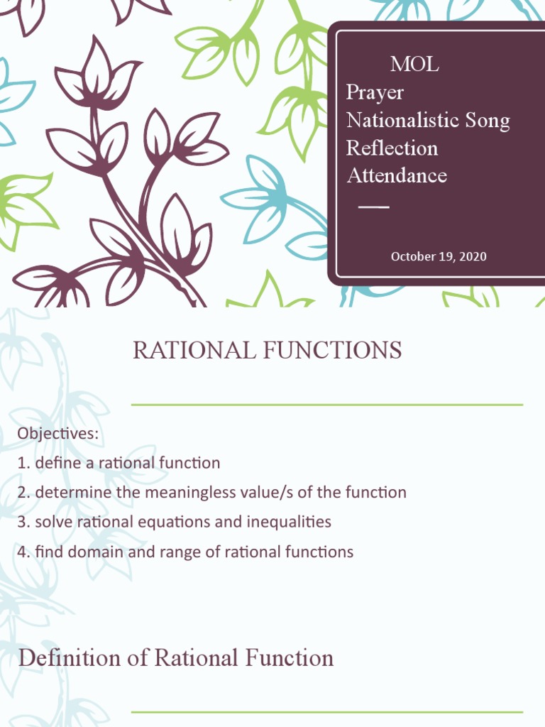 Understanding Rational Functions | PDF | Function (Mathematics