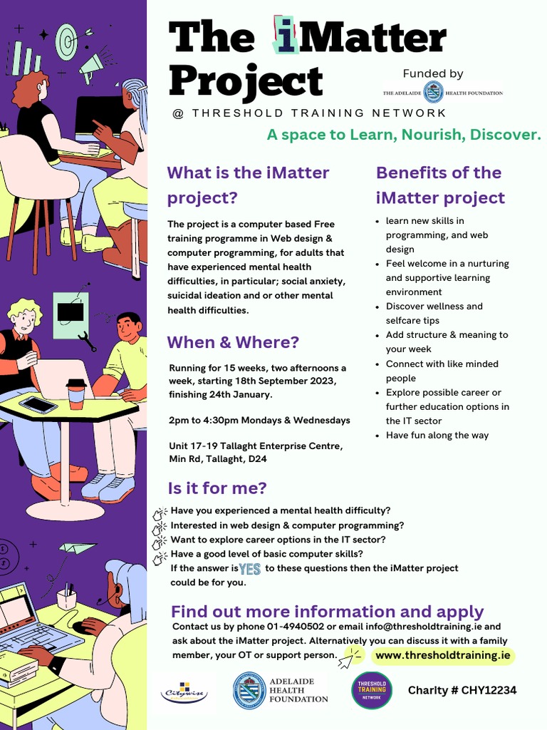 iMatter: Free IT Training for Mental Health | PDF | Behavioural ...