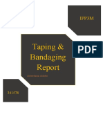 Taping and Bandaging Report
