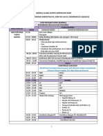 Jadwal Acara Survei Akreditasi KARS - Medis & Keperawatan