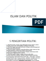 Agama Islam Dan Politik - Stie