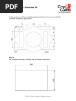 AutoCAD - Exercise 10