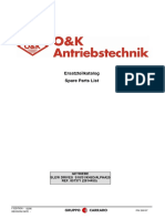 Ersatzteilkatalog Spare Parts List: Getriebe SLEW DRIVES S10/31/K45D/ALPHA25