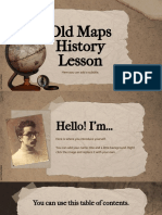 Old Maps History Lesson SlidesMania