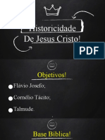 Historicidade de Jesus Cristo!