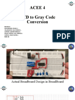 ACEE4 BCD To Gray Code Conversion