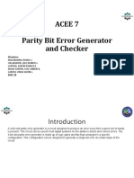 ACEE7 Parity Bit Error Generator and Checker
