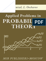 Wentzel, Ovcharov - Applied Problems in Probability Theory