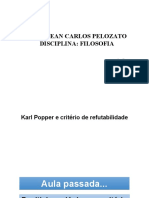 Karl Popper e Critério de Refutabilidade