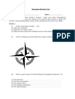 Yr 10 Geography Baseline Test
