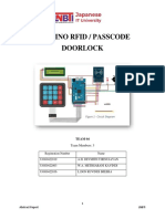 Abstract Report of Door Lock - Team 04