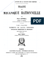 Traite de mecanique rationnelle, tome 5 (1933) Appell P
