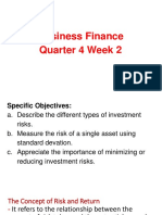 Q4 W2 Type of Investment Risk