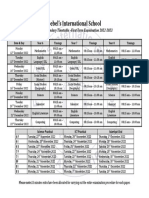 Exam Dates 6-I