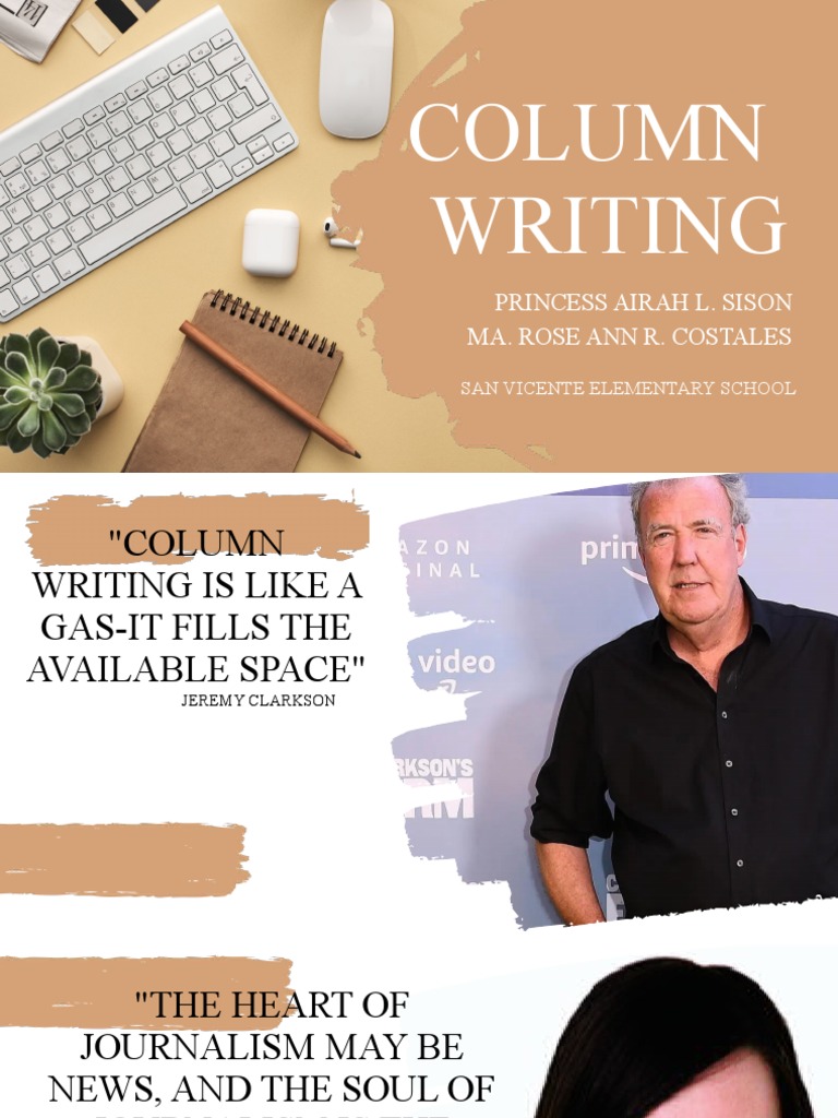 Column Writing PDF Homework News