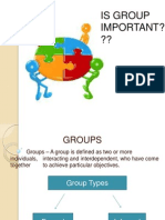 Is Group Important? ??