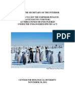 Emperor Penguin ESA Petition 2011 V5