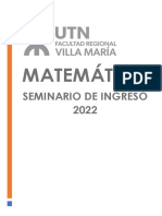 Ingreso UTN 2022 - Matematicas