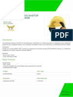 Ficha Producto Protector Auditivo Aviator A402 Pcasco snr30db