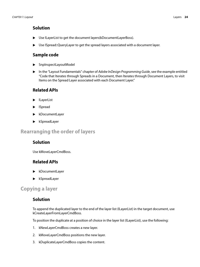 Layer Management Solutions in InDesign | PDF