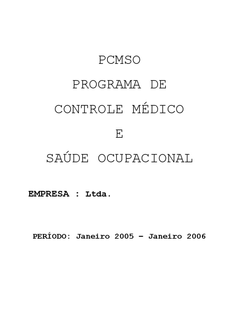 54631532 Modelo Pcmso