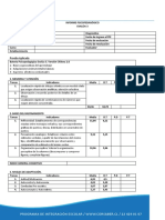 Informe Psicopedagógico - EVALUA 2