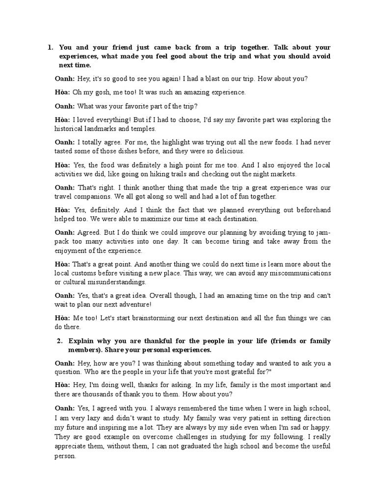 Speaking Test | PDF | Sustainability