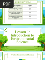 Lesson 1 and 2 Envi Sci 105128