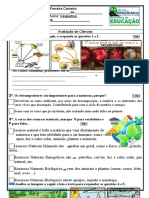 4c Avaliacao de Ciencias-II Bimestre.