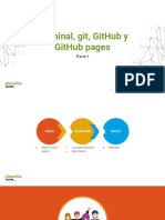 Presentación Conceptual - Terminal, Git, GitHub y GitHub Pages (Parte I)