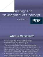 Marketing: The Development of A Concept: Chapter-1