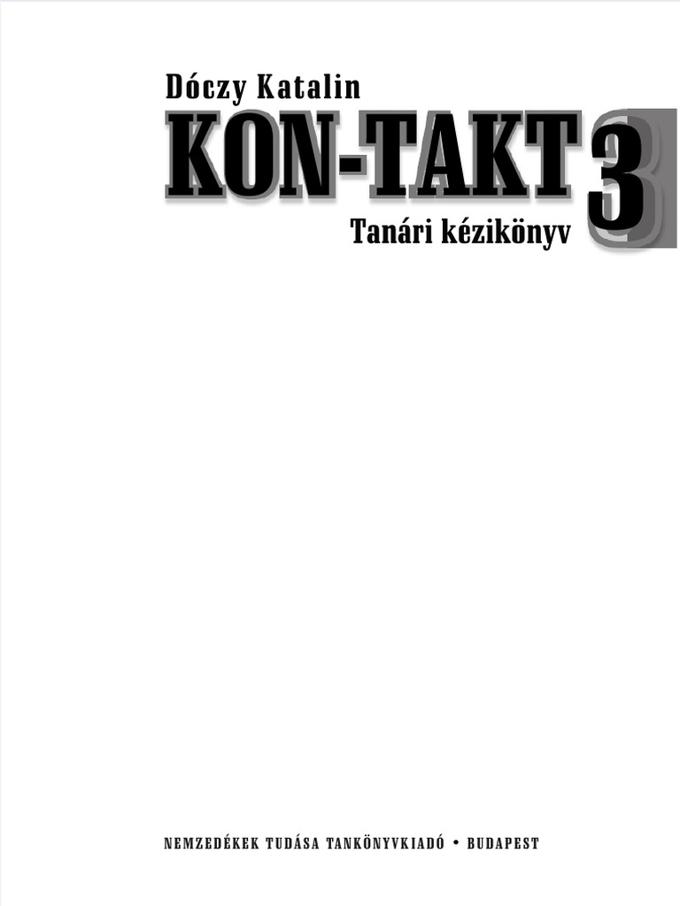 Dokumen Tips Kon Takt 3 Konrollarbeiten Lehrerhandbuch PDF