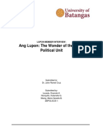 ABPOLSCI3-1 - PSREL312 - Lozada - Ronquillo - Silang - PT - LUPON INTERVIEW