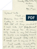 First World War nurse letters 1915-1916
