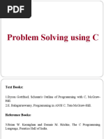 Problem Solving Using C