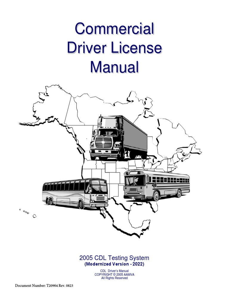 CDL Manual Combined File Modernized 2022 Version 0823 PDF