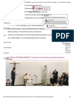 Le Pape François cite Claude Judde