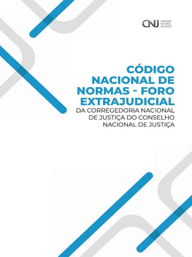 Código Nacional de Normas - CNJ | PDF