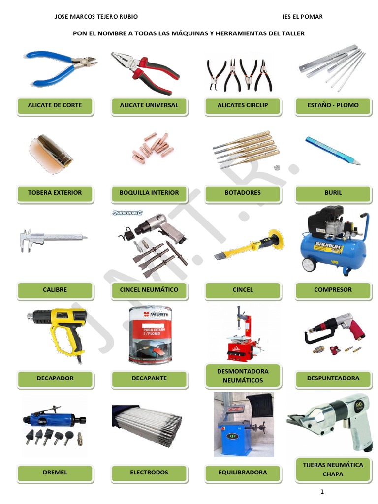Ejercicio de Maquinas y Herramientas Del Taller Resueltas | PDF ...