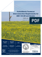 Der 02 - Fortisalberta Technical Interconnection Requirements - Der 150kw and Greater