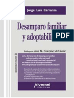 Desamparo Familiar y Adoptabilidad. Jorge Luis Carranza