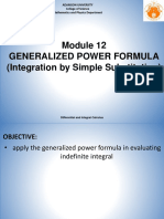 Week 13 (Part 2) - Generalized Power Formula