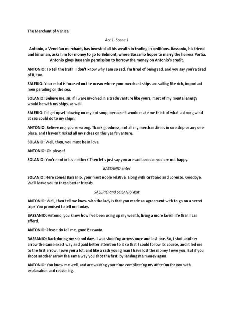 The Merchant of Venice | PDF | The Merchant Of Venice | Shylock