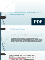 D. Arti Penting Pancasila Sebagai Dasar Negara Dan Pandangan Hidup