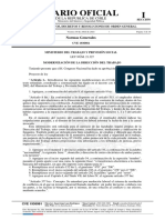 Ley 21.327 del 30.04.2021 Modernización de la Dirección del Trabajo