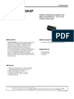Capteur GP2Y0A41SK0F PDF