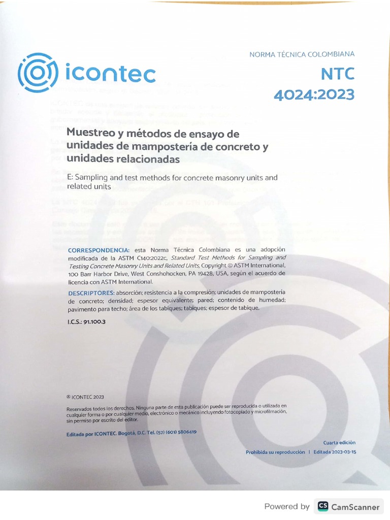 NTC 4024 de 2023 | PDF