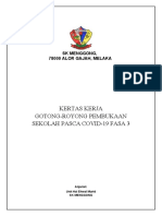 Kertas Kerja Gotong-Royong Pasca Covid