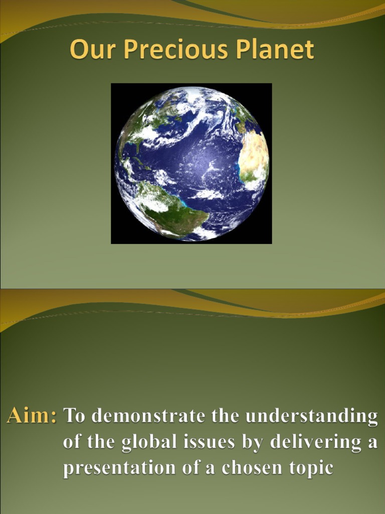 Our Precious Planet Pdf