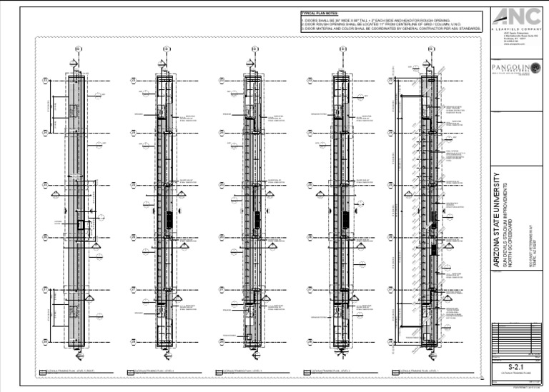 Catwalk Framing Plans for ASU | PDF | Building Engineering | Civil ...